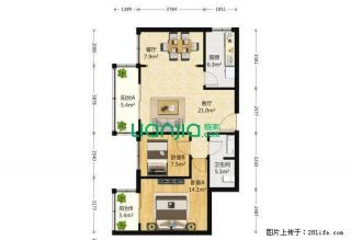 民委三舍 三居 东西朝向 带阳台 - 北京28生活网 bj.28life.com